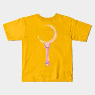 moon wand blue Kids T-Shirt